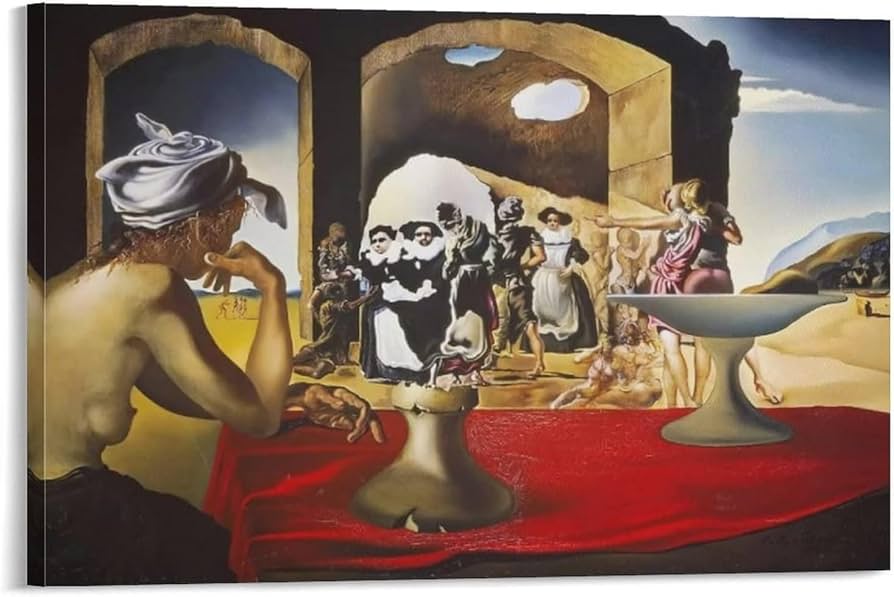 【額縁付き】 Salvador Dali ダリ A2ポスター ⑤ サルバドール ダリ「ドン キホーテ」額縁4色選択可能 作品証明書